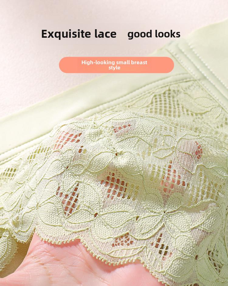 Damski Cienki Letni Oddychający Biustonosz - Bez Fiszbinów, Mały Biust, Ultracienka Miseczka z Uszkami Królika