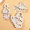 Kuchenform, antihaftbeschichtet, leicht zu entformen, Silikon, Cartoon-Dinosaurier, DIY, Fondant, Schokoladenform zum Backen