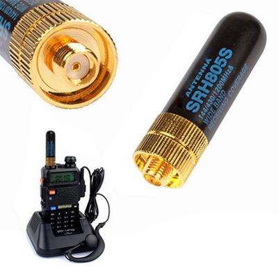 Srh-805S Sma-F Female Dual Band Antenna For Baofeng Uv-5R Bf-888S Radio 5Cm