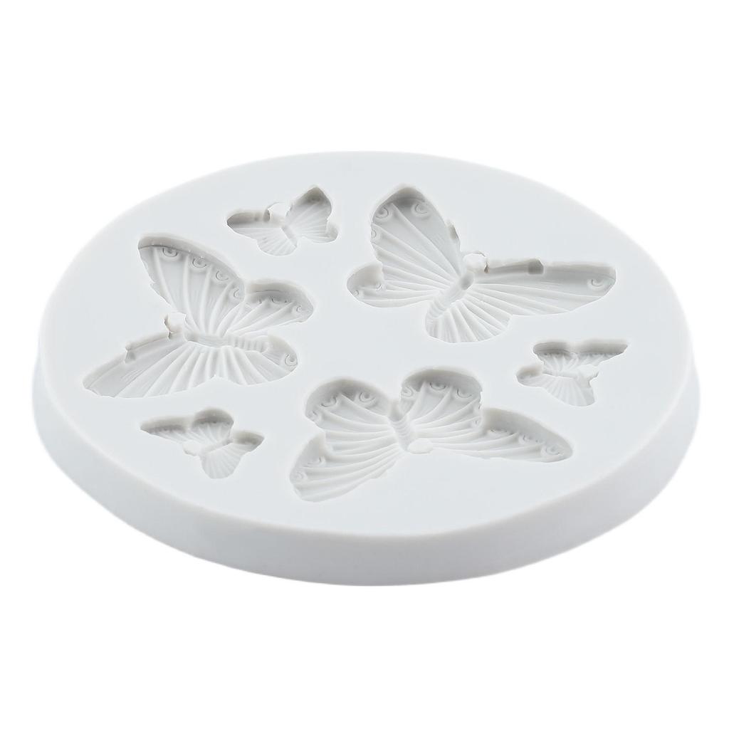 Butterfly Silicone Molds Butterfly Fondant Mold Relief Flower Mold Cake Decorating Tools Cupcake Topper Candy Chocolate Gumpaste Mold