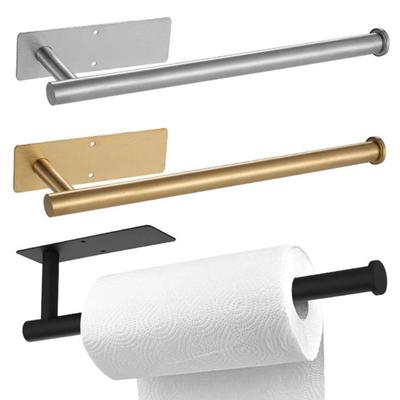 Portarotolo di carta igienica Antiruggine Resistente alla corrosione Superficie lucidata Semplice installazione Montaggio a parete Pellicola in plastica Portarotolo di carta Rack di stoccaggio