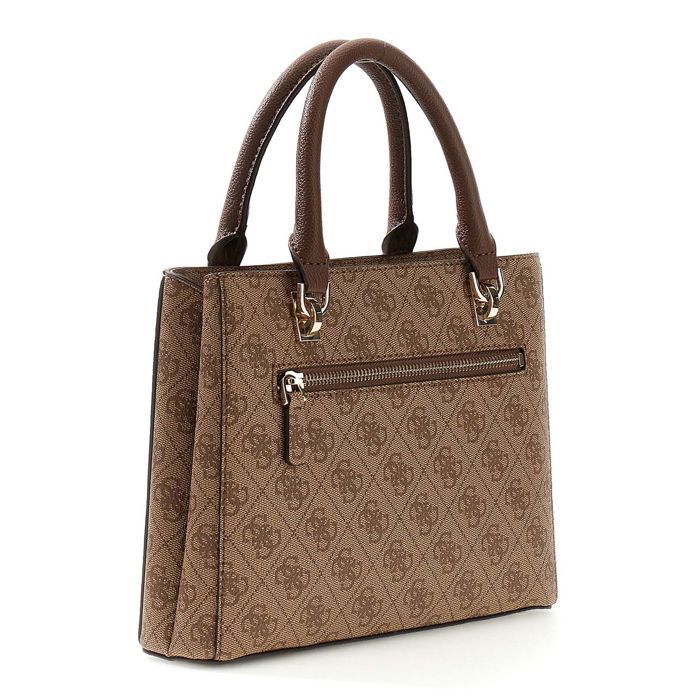 GUESS Bolso marrón claro marrón para mujer - Noelle II Bolso de hombro con múltiples compartimentos S Logo Latte / Marrón 327666