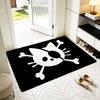 Pirate Cat Skull funny cool meme Home Bedside Rug Kitchen Bath Floor Mat Hallway Balcony Carpet Entrance Doormat hogar Decor
