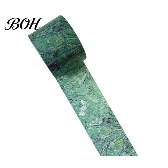 Painting Fragment Tape Washi Tape, Oil Decorative Masking Artist Patterns Adhesive Artistic for DIY Crafts, Junk Journal, Gift Wrapping, Scrapbooking