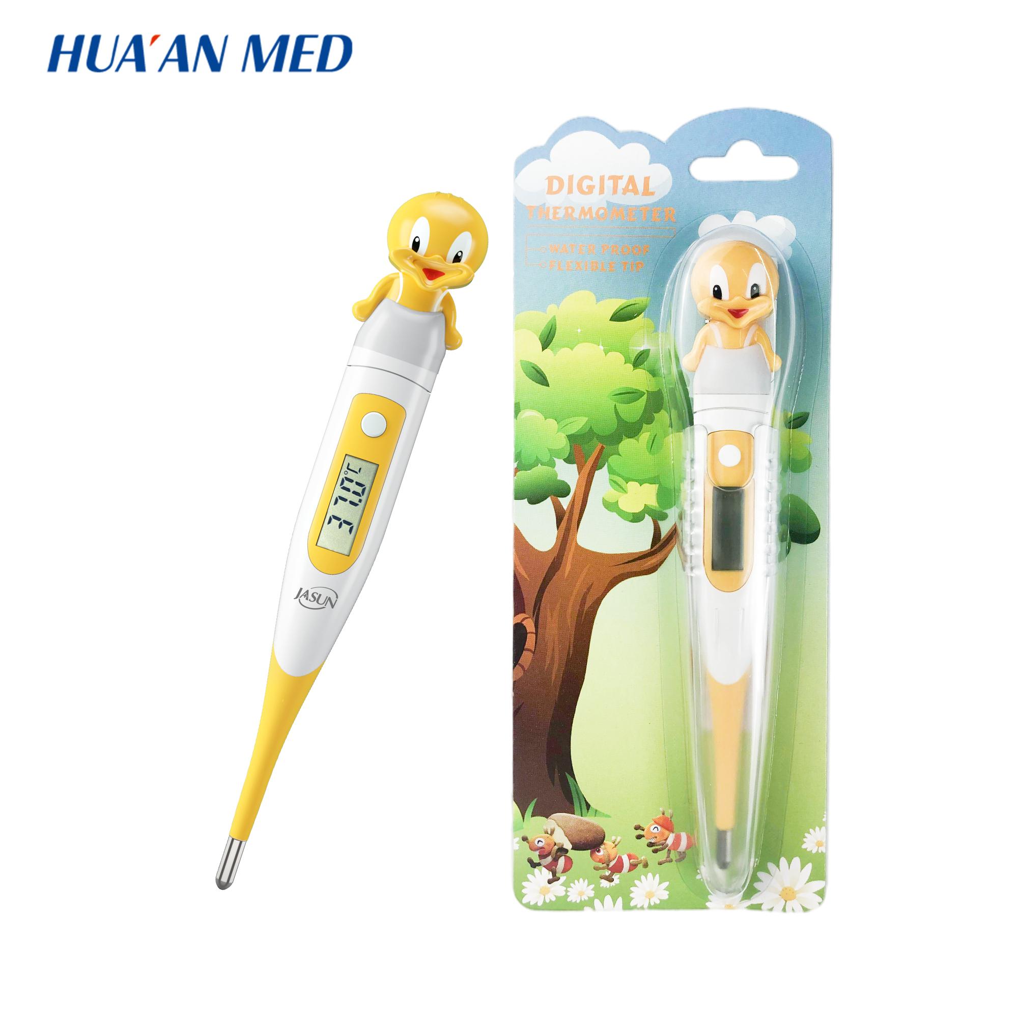 HUAAN Hot Selling Cartoon Cute Medical Smart Baby Children Digital Thermometer ABS
