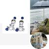 2 Stück Angelzubehör Angelstuhl Schirmhalter Halterungen Angelzelt Halterung Outdoor