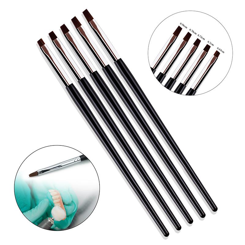 5/7Pcs Dental Resin Shaping Brush Pens Nylon Brush Nails Art Brushes Various Size Dentistry Composite Teeth Dentistry Material