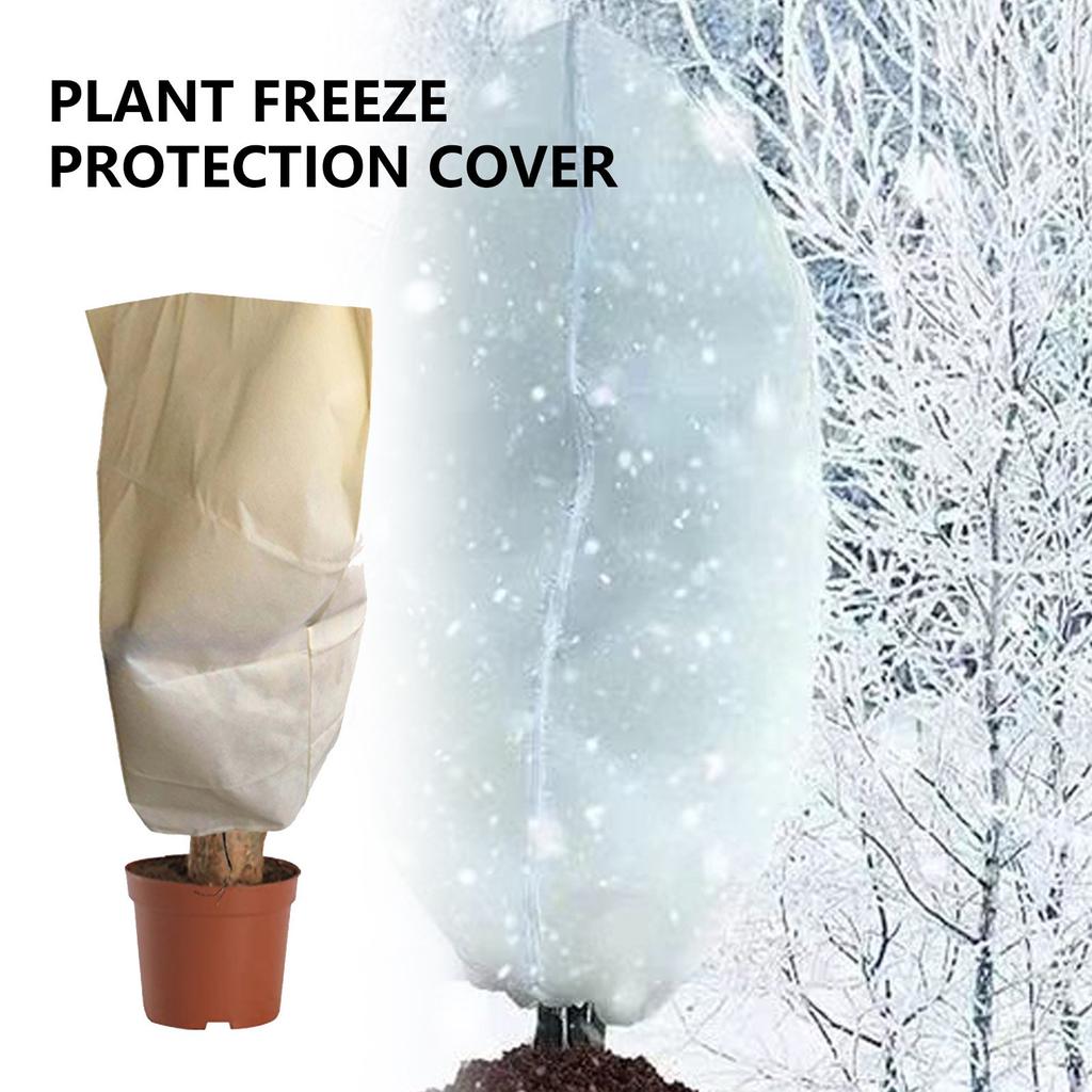 Plant Antifreeze Protective Cover Made Of Non-woven Fabric Material, Which Is Resistant To Cold, Frost, And . Plant Non-woven Fabric Protective Bag