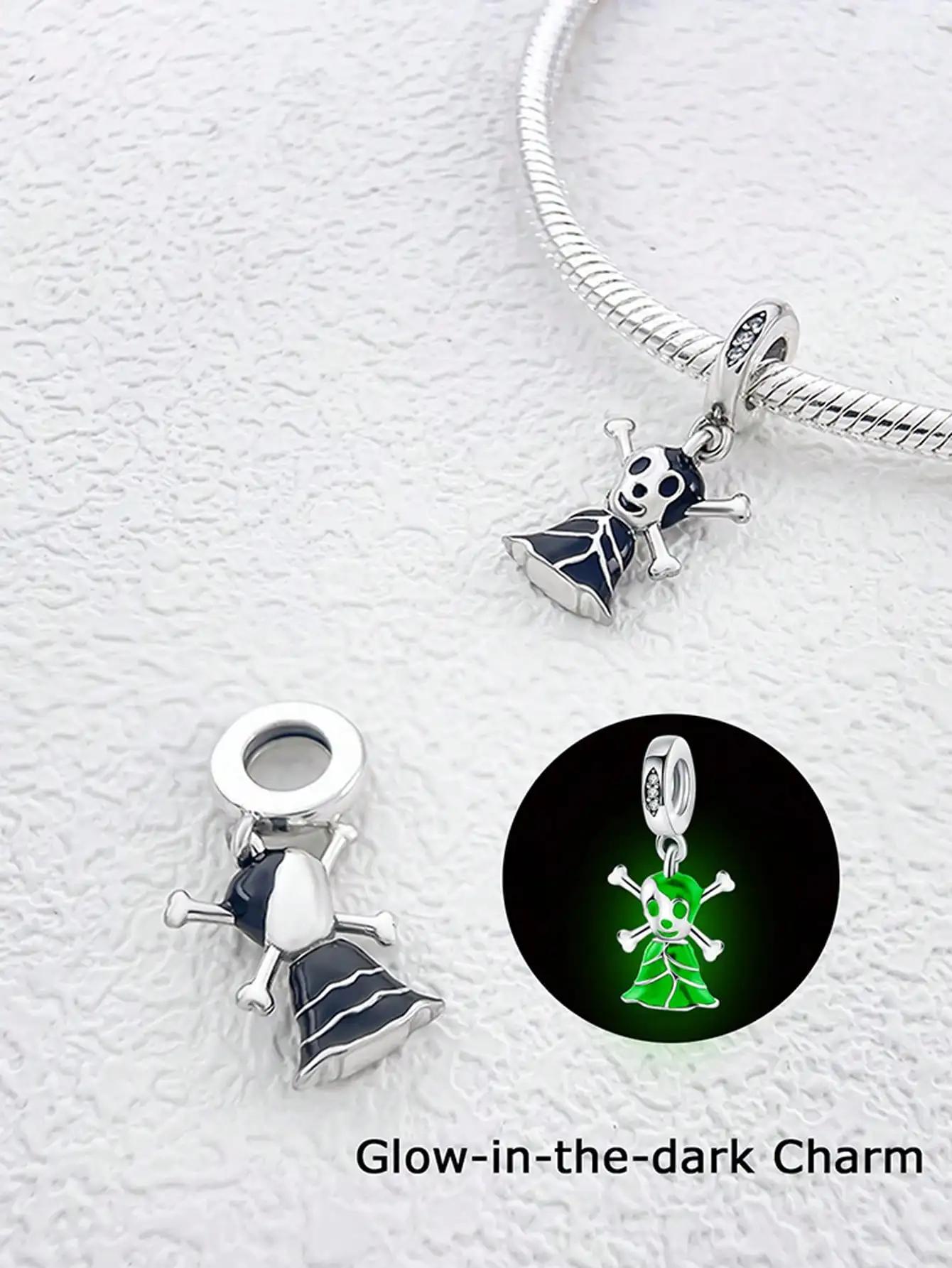

Charm Bead Charms Plata copper Colors Cute Halloween Ghost Candy Bead Charms Charm Pendant for Authentic Bracelets for Women Do It Yourself Jewellery