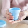 170ML Stainless Steel Silicone Retractable Folding Cups Telescopic Collapsible Coffee Cups Outdoor Activity Sport Water Cup Travel Cup