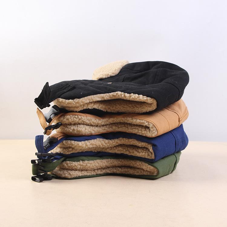 Women's Winter Lei Feng Hat Men's Winter Fleece Lined Thickened Warm Ear Flap Windproof Hat for Cycling Skiing Northeast Winter Hat