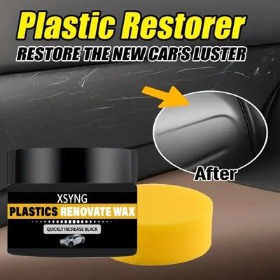 Car Plastic Parts Repair Agent - Multi-purpose Wax Paste for Dashboard, Sofa Seats, Tires and scratches,Scratch Repair
