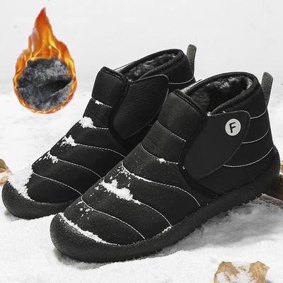 36-48 Large Anti Slip and Wear-resistant Outdoor High Top Cotton Shoes Snow Boots Hiking Shoes Casual Men's and Women's Shoes