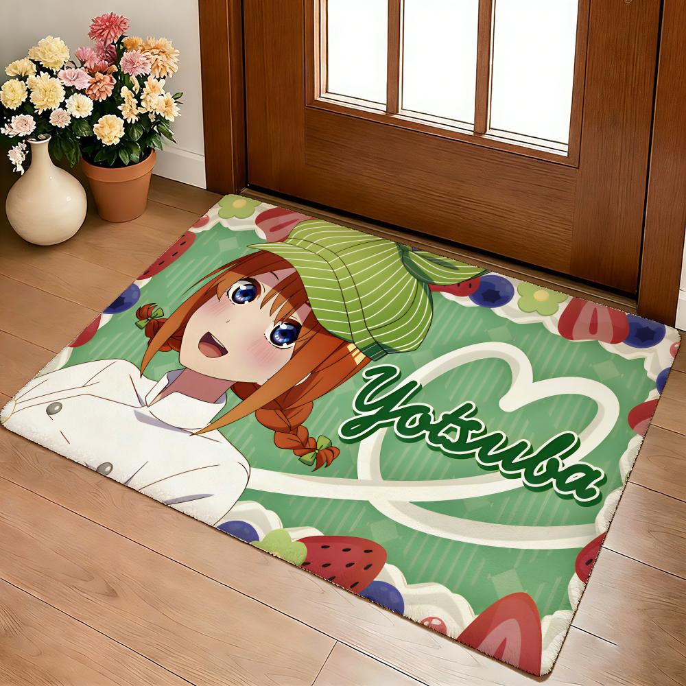 Anime Hot Q-Quintessential Q-Quintuplets Floor Mat Cozy Flannel Soft Thick Non-Slip Mat  Living Room Bedroom Kitchen Decor Rugs