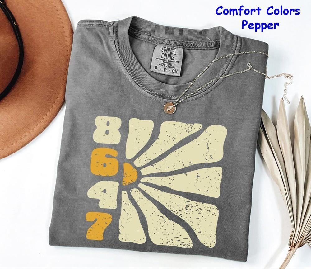 Retro 8647 Anti Trump Floral Shirt Democrat 8647 Comfort Colors Shirt Unisex T-Shirt S