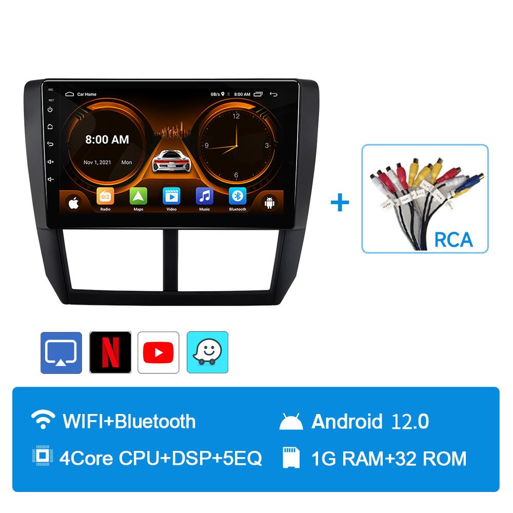

JIUYIN Android 12 Carplay Автомагнитола для Subaru Forester 3 SH 2007-2013 для Impreza GH GE 2 Din Мультимедийный плеер 2 din Головное устройство CHINA