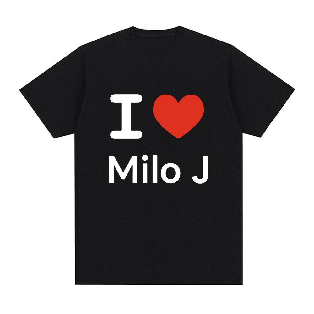 

I Love Milo J Tshirt 111 Album Merch TShirts Men Women Clothes Fashion Hip Hop Vintage Harajuku Short Sleeve T Shirt Fans Gift 4XL