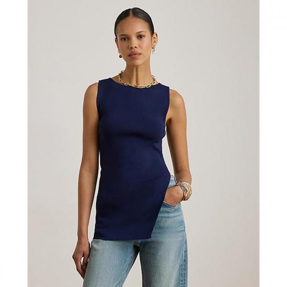 Lauren Ralph Lauren Knit Sleeveless Sweater Wmlrswescm20055410 XS