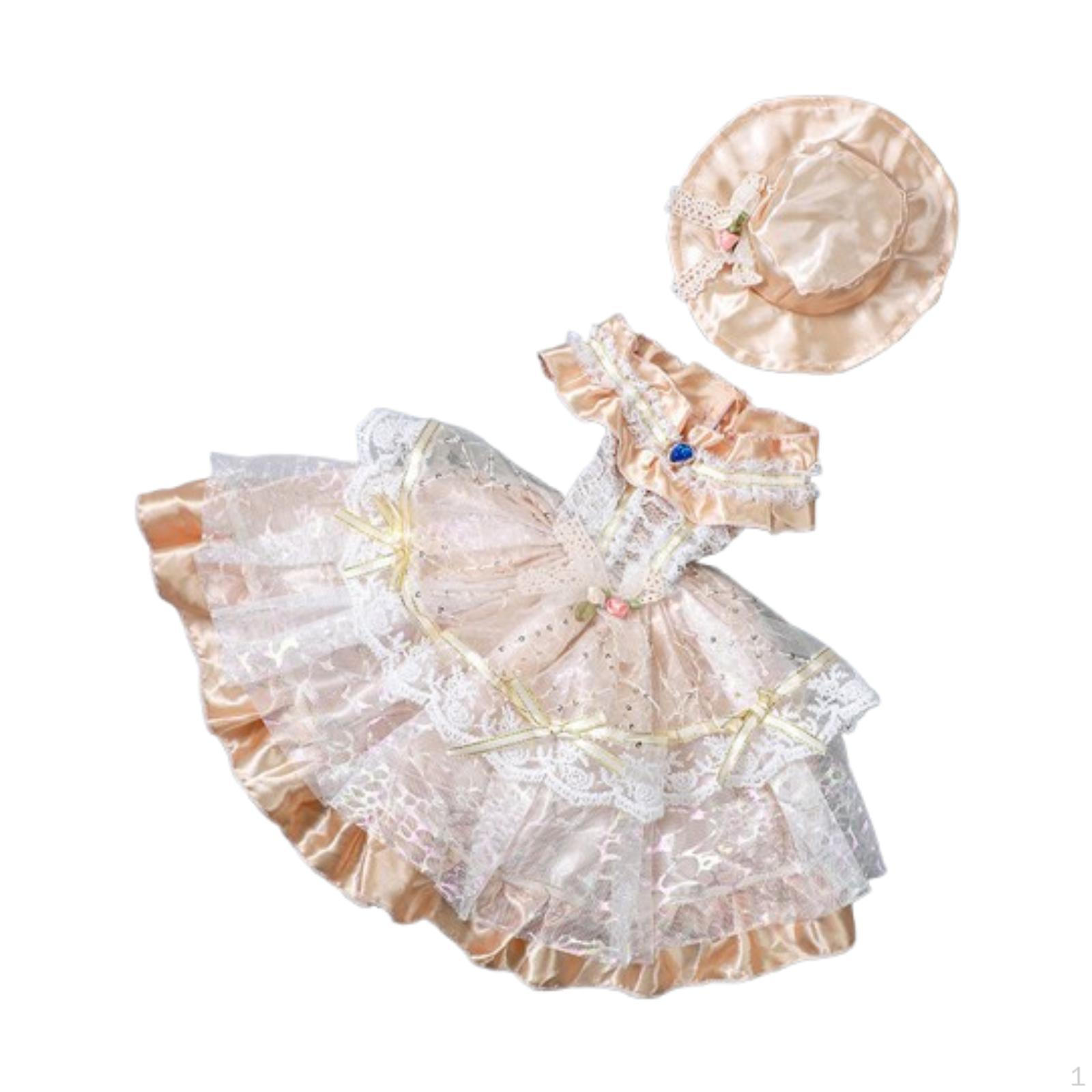 

1/3 BJD Лялька Сукня Принцеси Вбрання Одяг Косплей Освітня Мода DIY Аксесуари Костюм