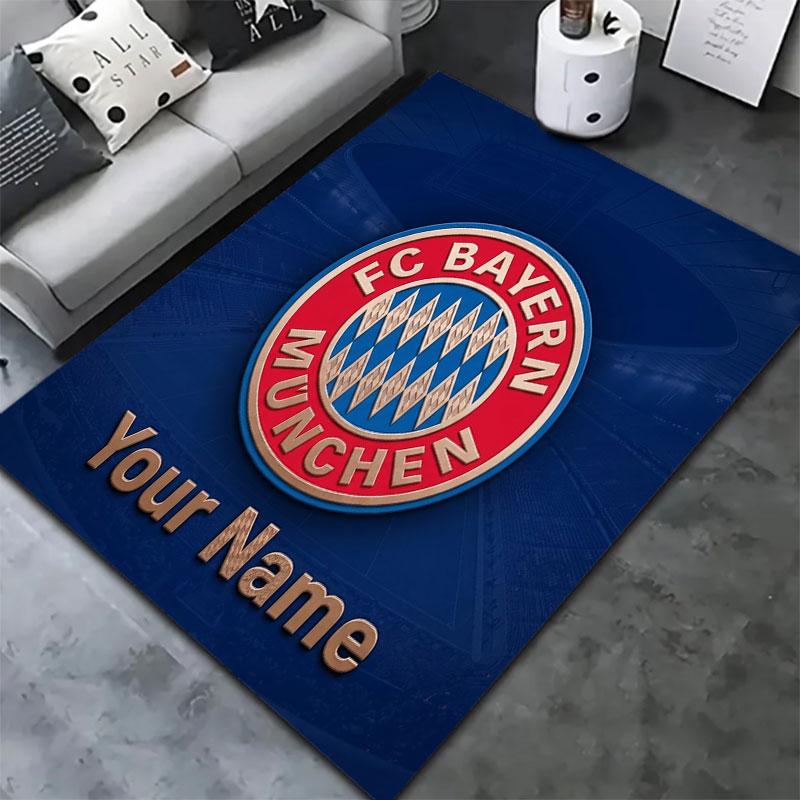 FC Bayern Munchen Custom Name Carpet Rug for Living Room Bedroom Home Sofa Decoration,Kids play Non-slip Floor Mat