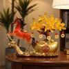 Decorative Horse Sculpture, Resin Ornament, Standing Figurine, Original Symbol of Wealth And