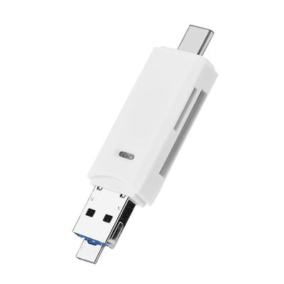 Lettore di schede di memoria OTG USB Type-C + Micro USB 3 in 1 per memoria Piccola memoria Scheda di memoria