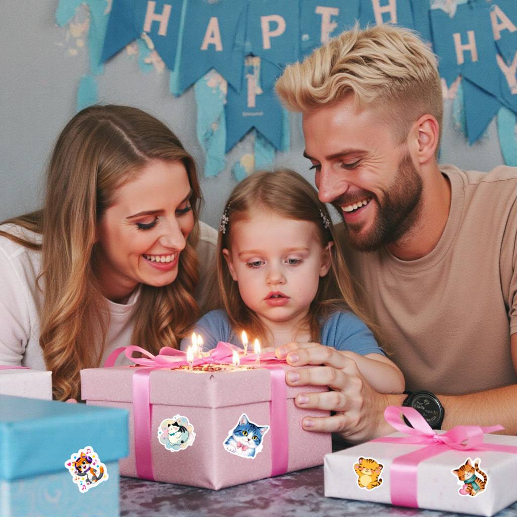 35pcs Playful Stickers Cartoon Cute Stickers Stationery Stickers For DIY Phone Laptop Scrapbook Bike Guitar Laptop