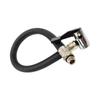 Tire Inflator Extension Hose Adapter with Quick Release Button, Tire Valves Air Chuck Lock for TIre Inflators