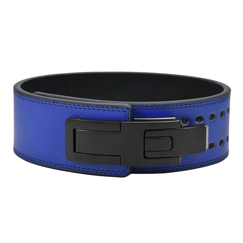 Cowhide Bodybuilding Exercise Squat Hard Pull Strength Weightlifting Professional Lever Buckle Belt Protection Power Waist