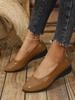 Spot 2025 spring new flat-soled single shoes large size women's lazy shallow mouth soft-soled Doudou shoes