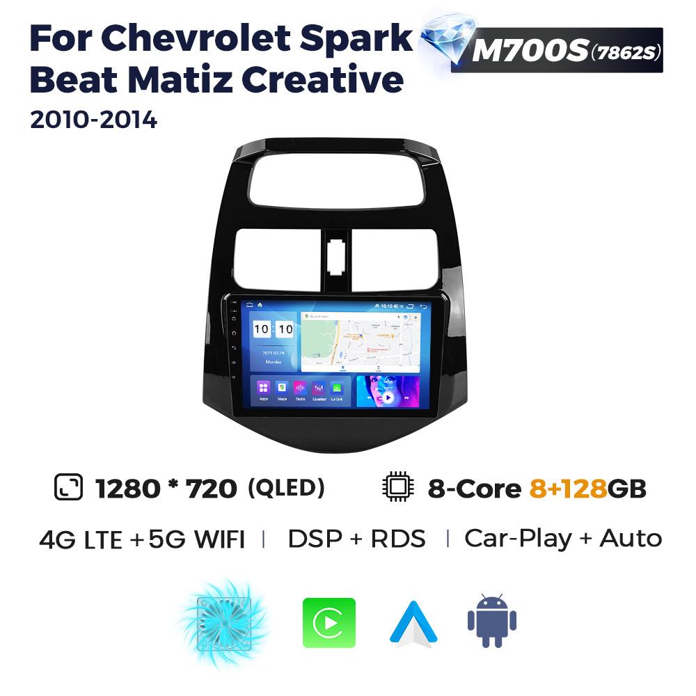 Navifly Android Car Radio For Chevrolet Spark Beat Matiz Creative 2010-2014 Navigation GPS Multimedia Video Player DSP RDS WIFI