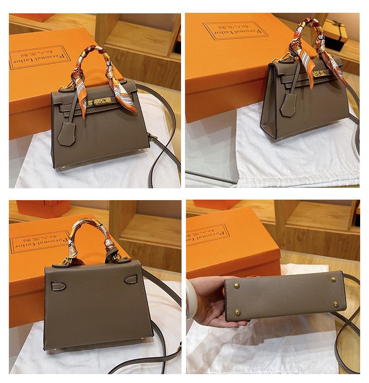 Women's Retro Crossbody Handbag with Versatile Scarf Style