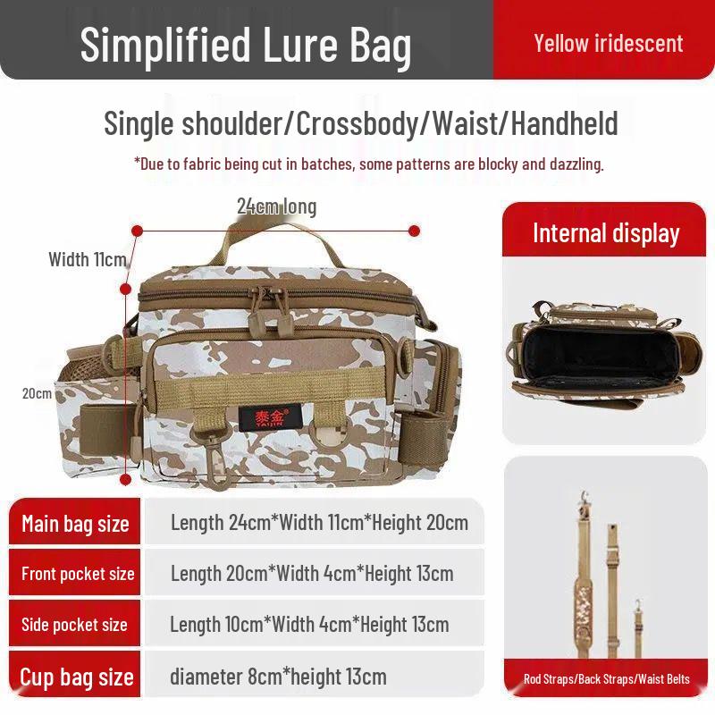Multi-functional Waterproof Fishing Gear Storage Waist Pack