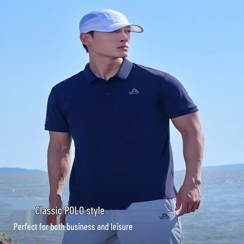 Pelliot Unisex Outdoor Quick-Dry Polo Shirt S