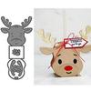 Carbon Steel Die Portable Christmas Cute Party Event Package Box Template Stencil Handmade Handicraft Accessories