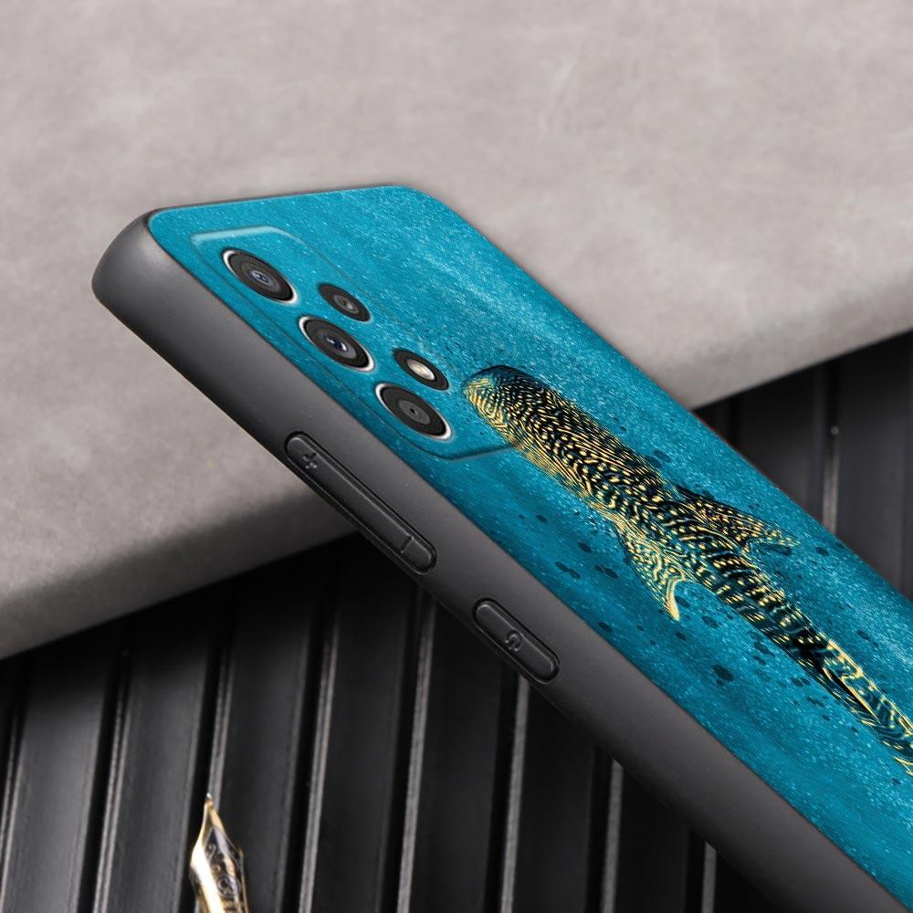 Phone Case For Samsung Galaxy A57 A56 A37 A55 A36 A26 A54 A52 A35 A34 A25 A17 A16 A15 A07 Soft Cover Ocean Whale Shark Swimming