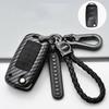Carbon Fiber Abs Car Key Cover Case For Volkswagen Vw Polo Tiguan Passat B5 B6B7 Golf Eos Scirocco Jetta Mk6 Octavia Accessories