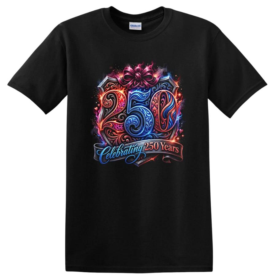 250 Anniversary T Shirt Celebrating 250 Years Floral Vintage Tee Design S