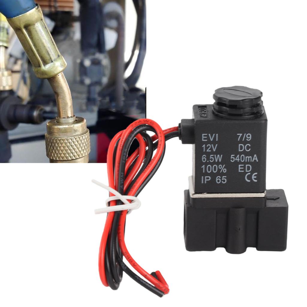 Plastic Electric Solenoid Valve 12V 2 Position 2 Way Water Oil