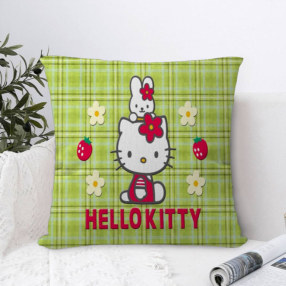 

П-Привет К-Китти Наволочка Декоративная подушка Диван Домашний декор Наволочки 12x12Inch