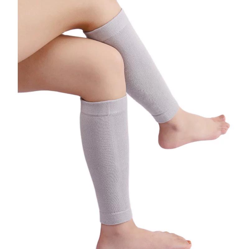Warme Baumwoll-Beinwärmer für Damen und Herren, Kälteschutz, Wärmeerzeugend, für Waden, Herbst- und Winterschutz, Gestrickte Beinlinge aus reiner Baumwolle