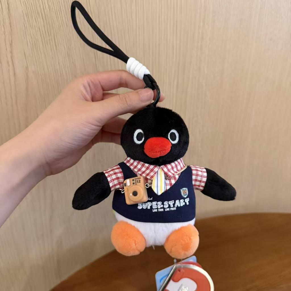 Genuine Penguin Family Bag Charm - Autumn/Winter Series Plush Toy Keychain