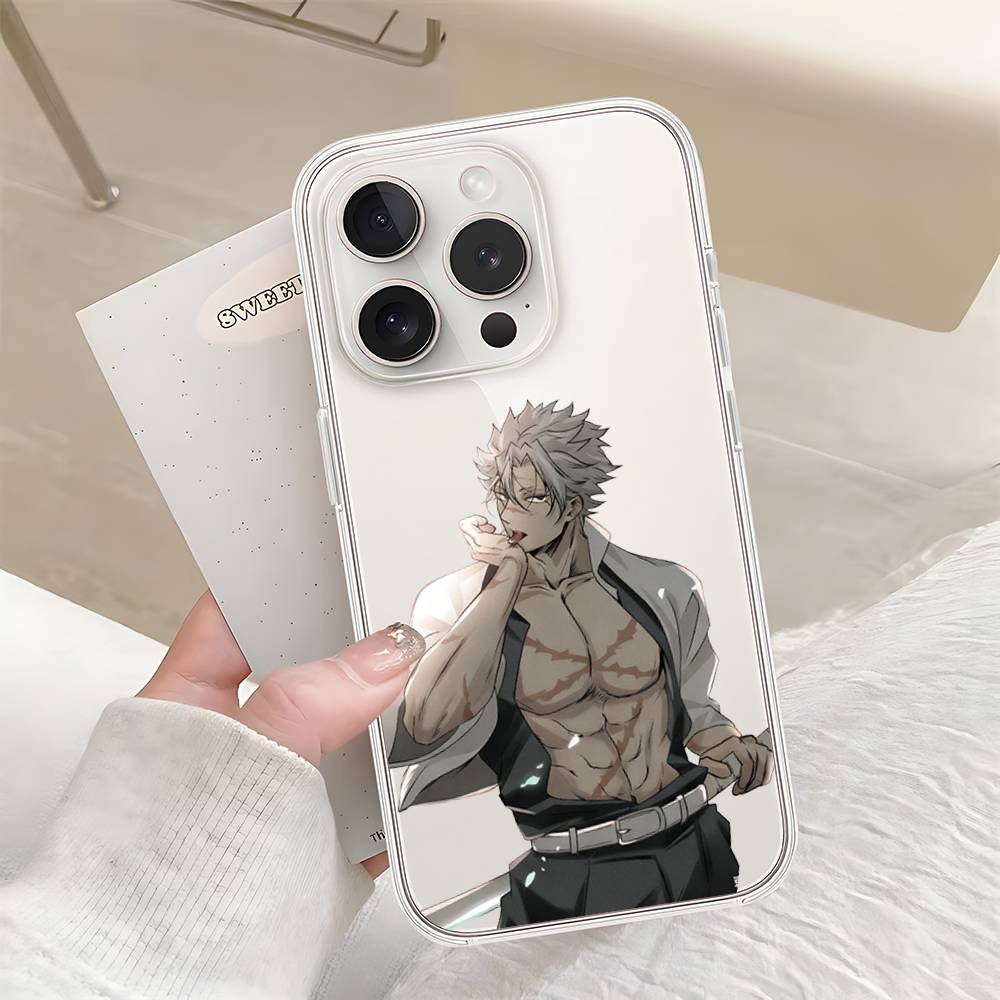 

S-Sanemis G-Giyuus Phone Case For Iphone17 16 15 11 13 14 Pro Max 7 8 Plus X Xr Xs Max Se2020 12mini Transparent Cov iphone12ProMax