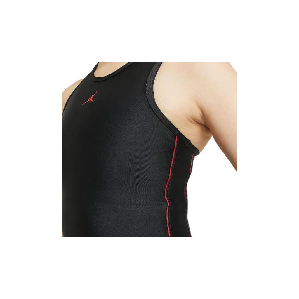 Jordan Regata Esportiva Slim Fit com Estampa de Logo Essencial para Mulheres tops Preto DD0284-010