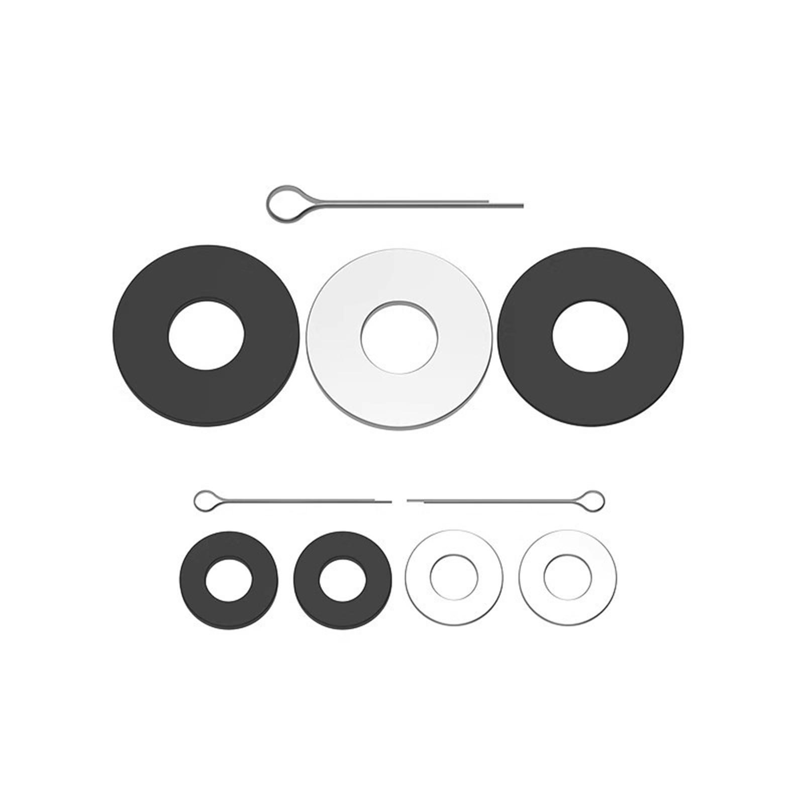 

Anti Rattle Motorcycle Shims Kit Stainless Steel Rubber Dampening Pad Prevents Noise Vibration Weatherproof Construction 1