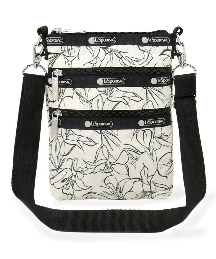 

Официальная сумка через плечо 3 ZIP Sketch Floral Ivory [LeSportsac] CROSSBODY/4007 женская