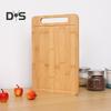 Bamboo Cutting Board Thickened Double-Sided Chopping Board for Meat And Vegetables Kitchen Chopping Panel with Vertical Storage Anti-Mildew Fruit