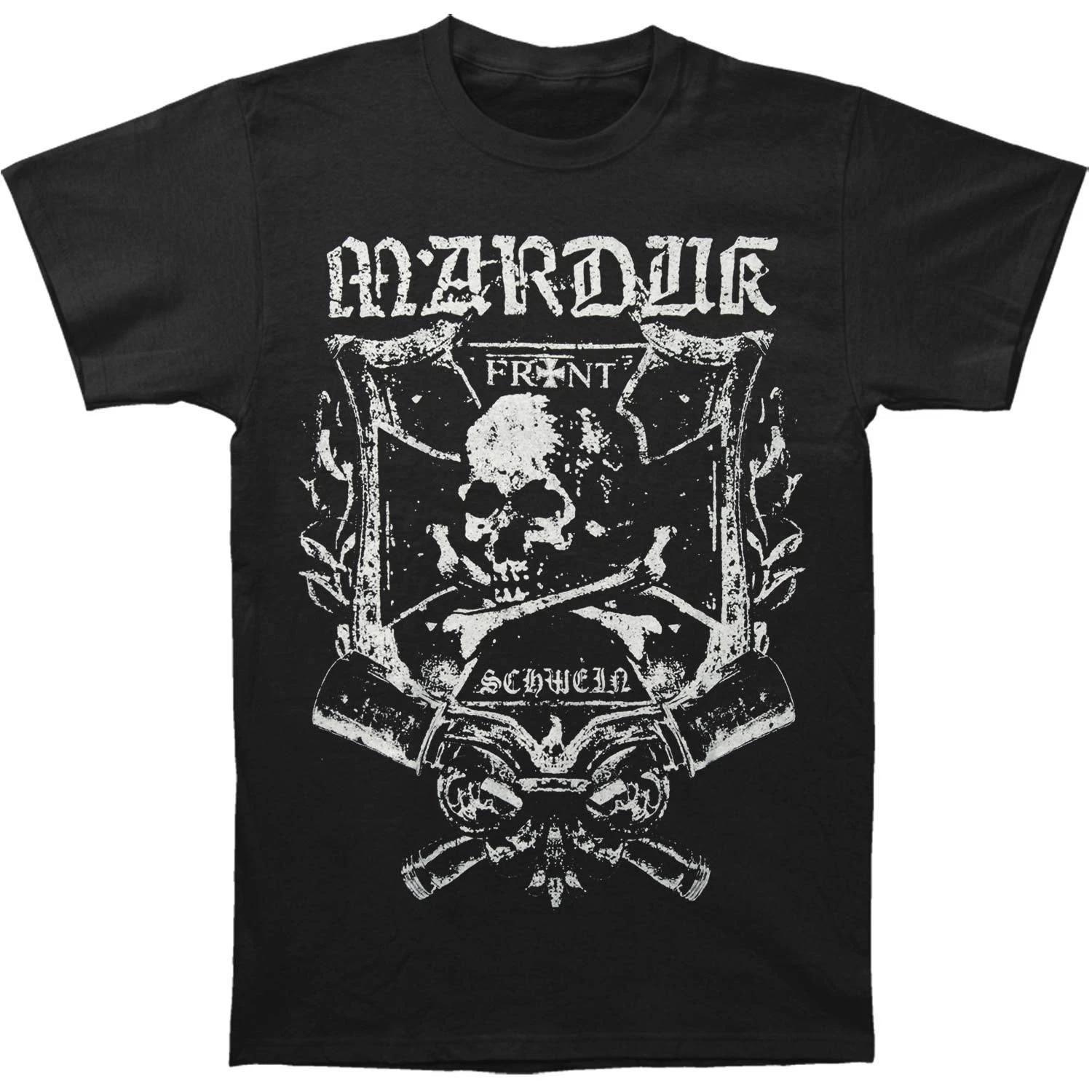 

Authentic MARDUK Frontschwein Shield Front Print T-Shirt S-2XL NEW L