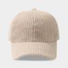 Herbst und Winter neue einfache einfarbige lässige Mütze personalisierte gestrickte Baseballkappe Paar vielseitig warmer Sonnenhut