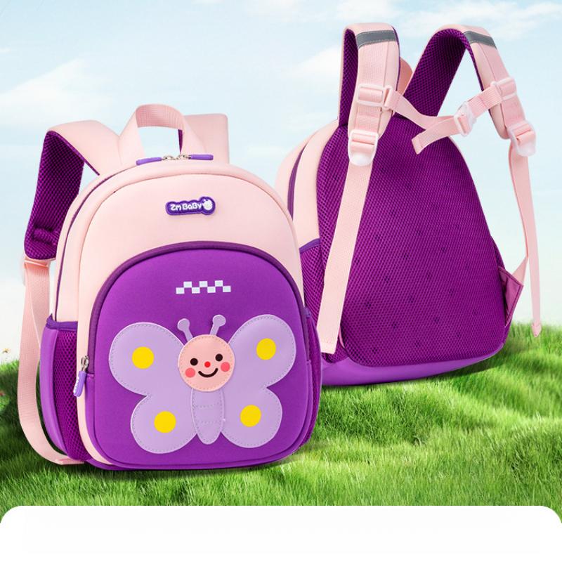 Νέα Σχολική Τσάντα Νηπιαγωγείου για Αγόρια και Κορίτσια Μικρή Πεταλούδα Μικρό Αυτοκίνητο Κινούμενα Σχέδια Παιδική Σχολική Τσάντα